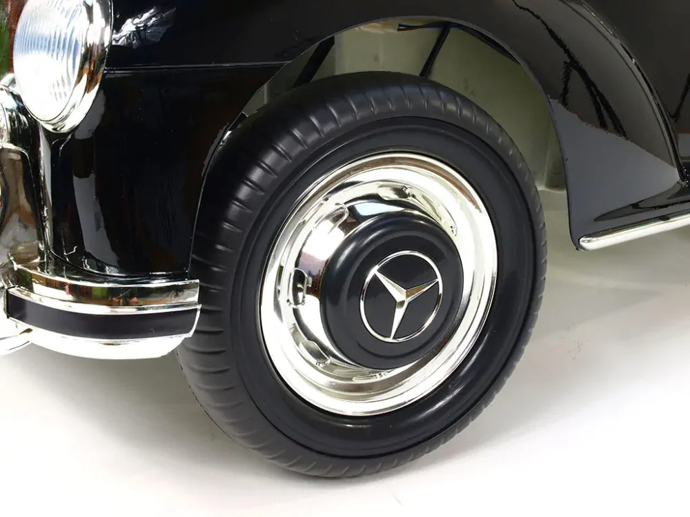 Dětský elektrický Mercedes-Benz 300S oldtimer, DO, černá metalíza