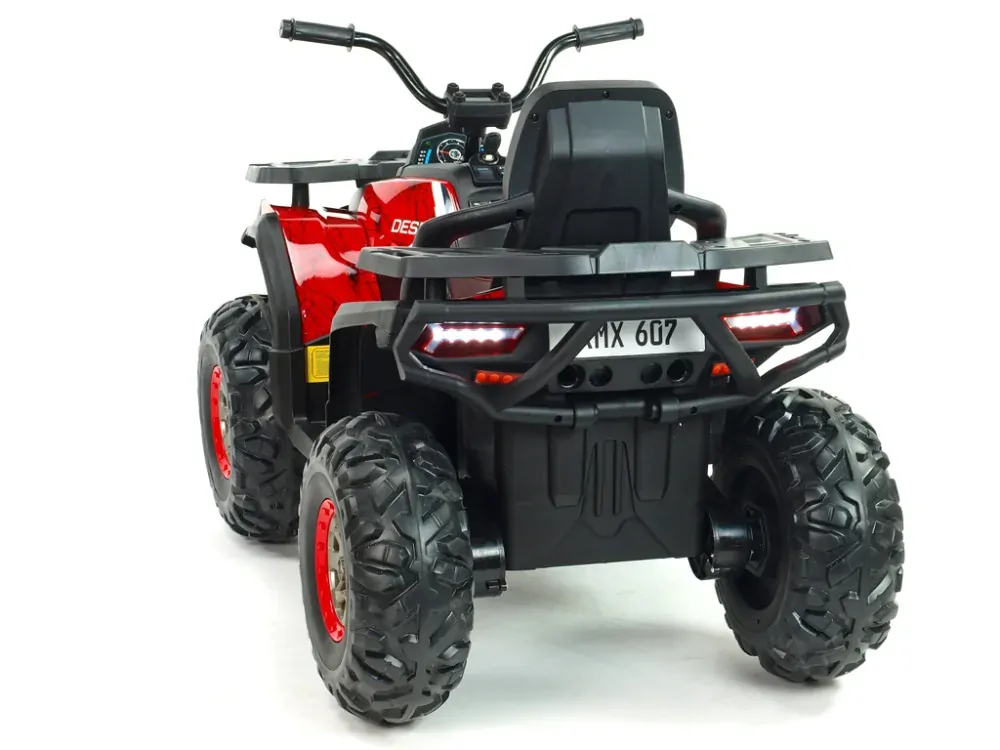 Dětská elektrická čtyřkolka Xmen, 4x4, DO, červená