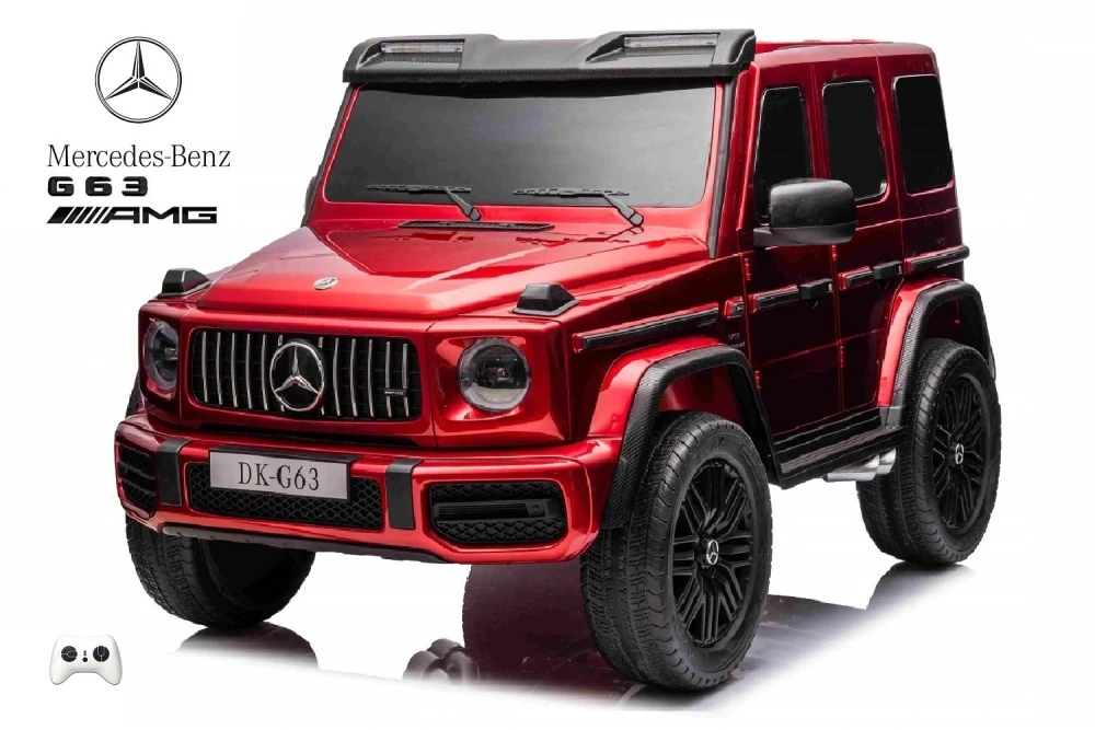 Dvoumístný džíp Mercedes G63 AMG 4x4, vínová metalíza