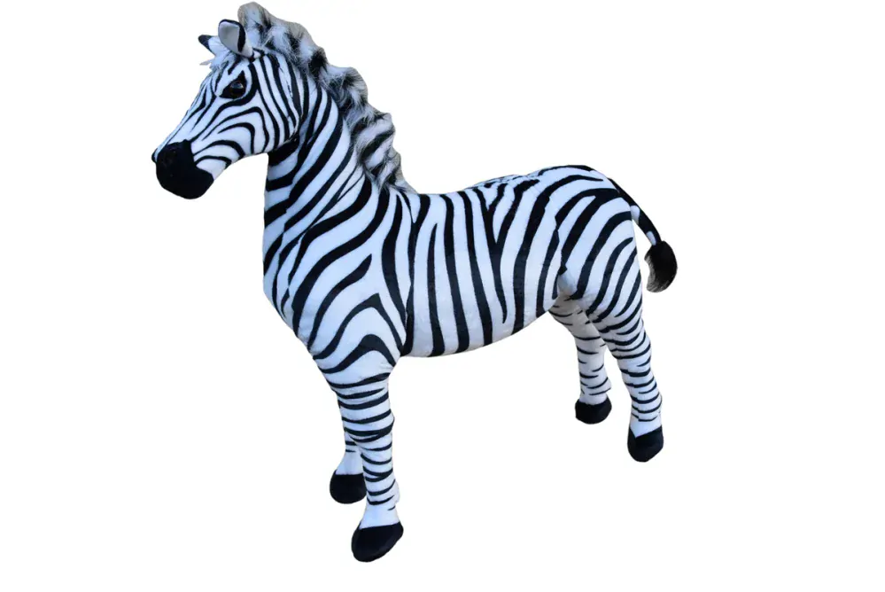 Veliká plyšová zebra, 97cm