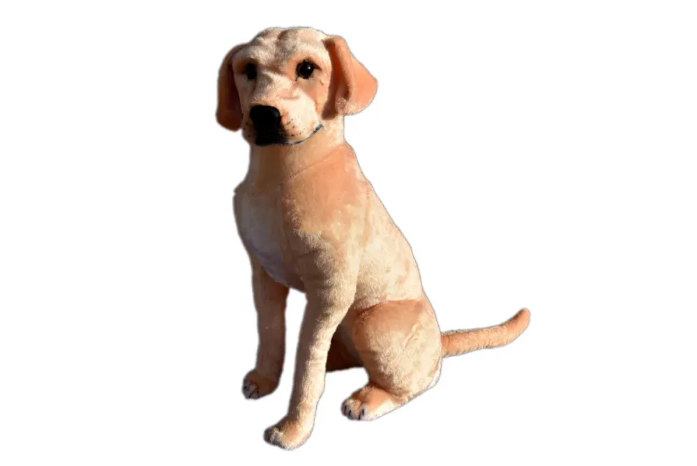 Plyšový sedící pes Labrador, 70cm