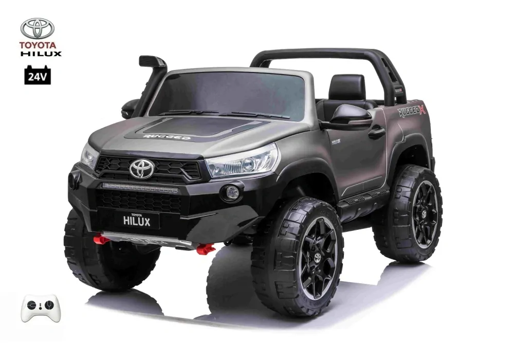Toyota Hilux Rugged-X s DO, 24V, dvoumístná, šedostříbrná metalíza