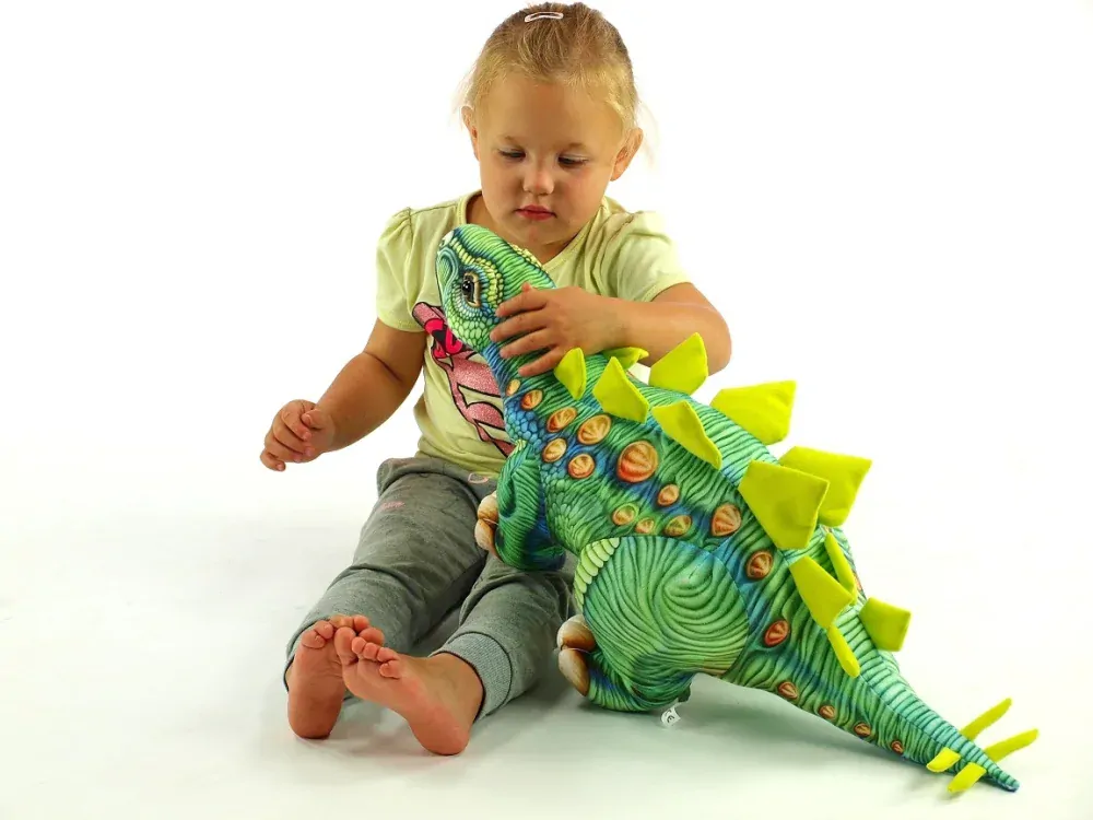 Plyšový dinosaurus Stegosaurus, délka 66cm, výška 33cm