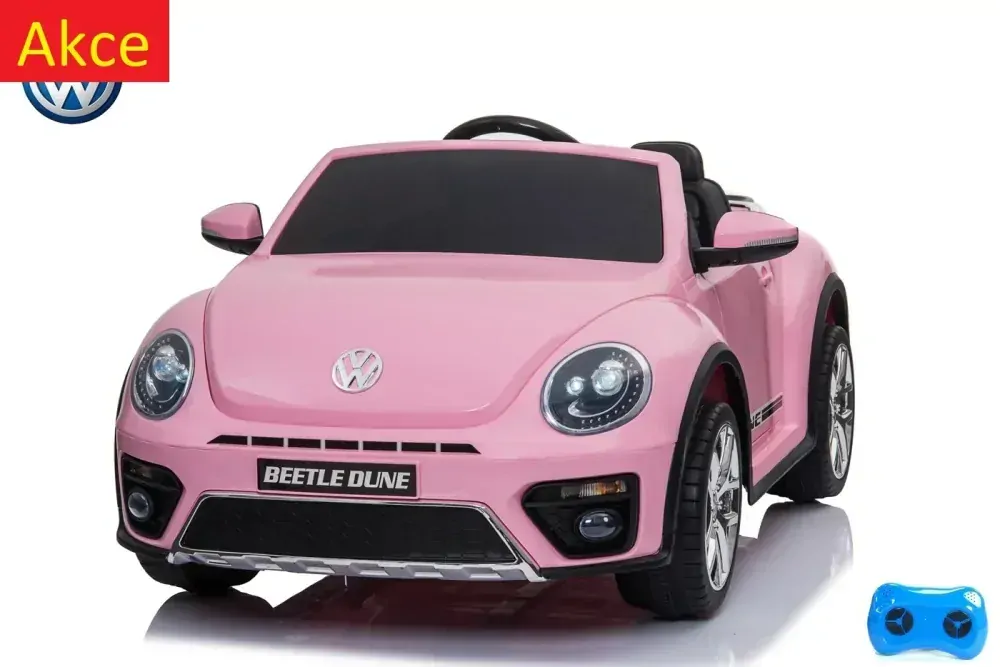 Dětský elektrický Volkswagen Beetle Dune cabrio, DO, růžový