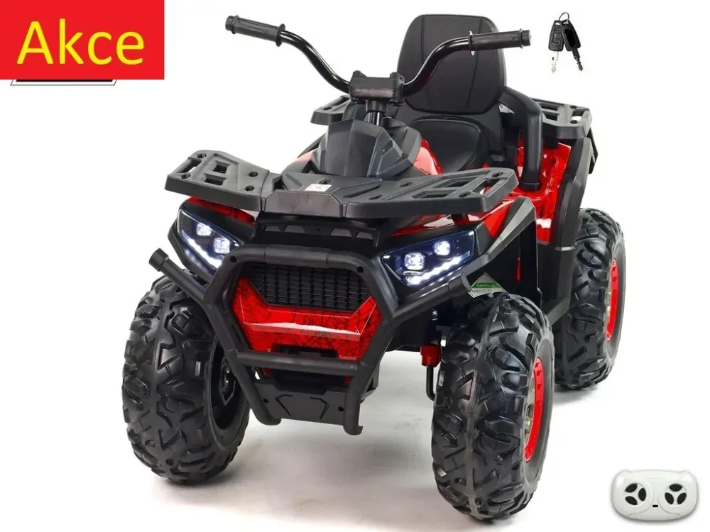 Dětská elektrická čtyřkolka Xmen, 4x4, DO, červená