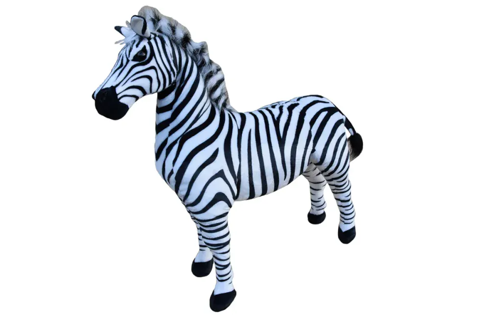 Veliká plyšová zebra, 97cm