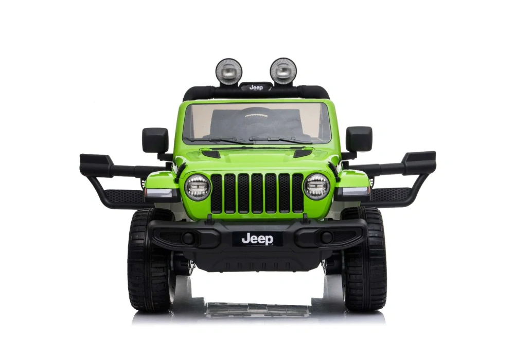 Zelené elektrické autíčko Jeep Wrangler 4x4 s lithiovou baterií