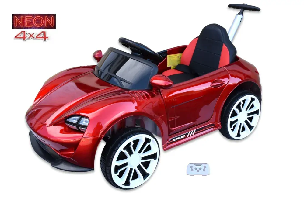 Neon Sport 4x4 s DO, vodící tyčí, lakovaný vínový