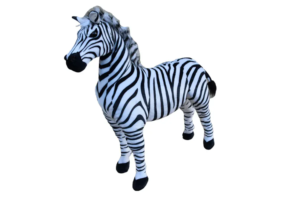 Veliká plyšová zebra, 97cm