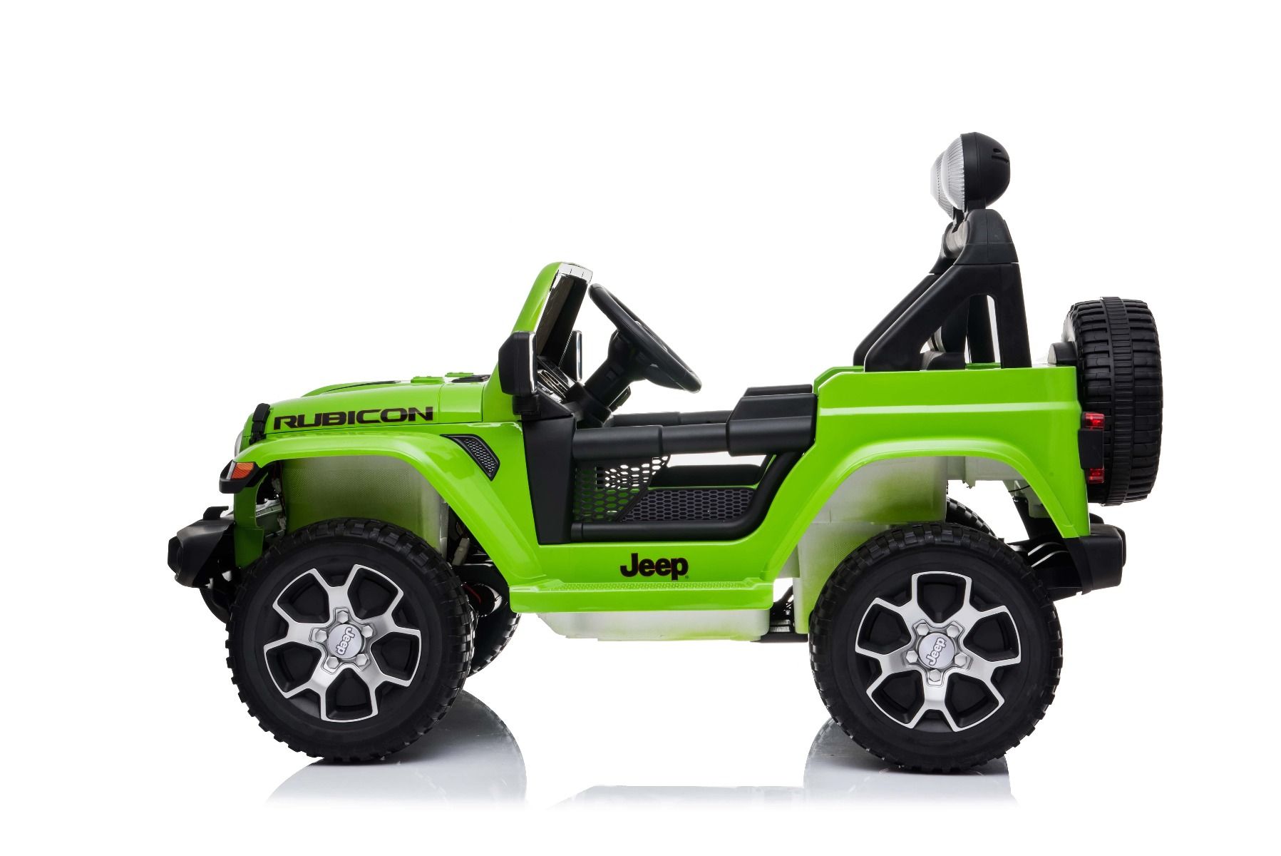 Zelené elektrické autíčko Jeep Wrangler 4x4 s lithiovou baterií