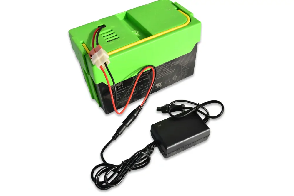 Náhradní box s 2x bateriemi 12V/7Ah pro vozítka 4x4, se 2 možnostmi nabíjení