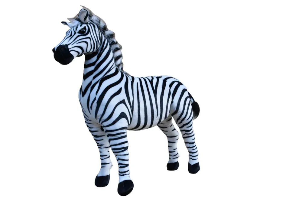 Veliká plyšová zebra, 97cm