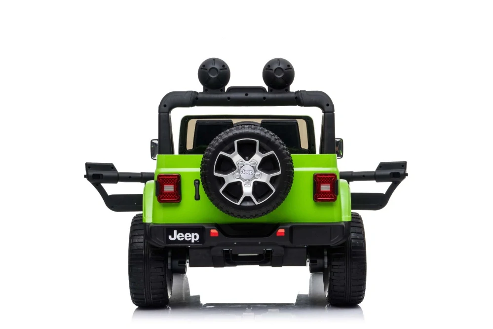 Zelené elektrické autíčko Jeep Wrangler 4x4 s lithiovou baterií