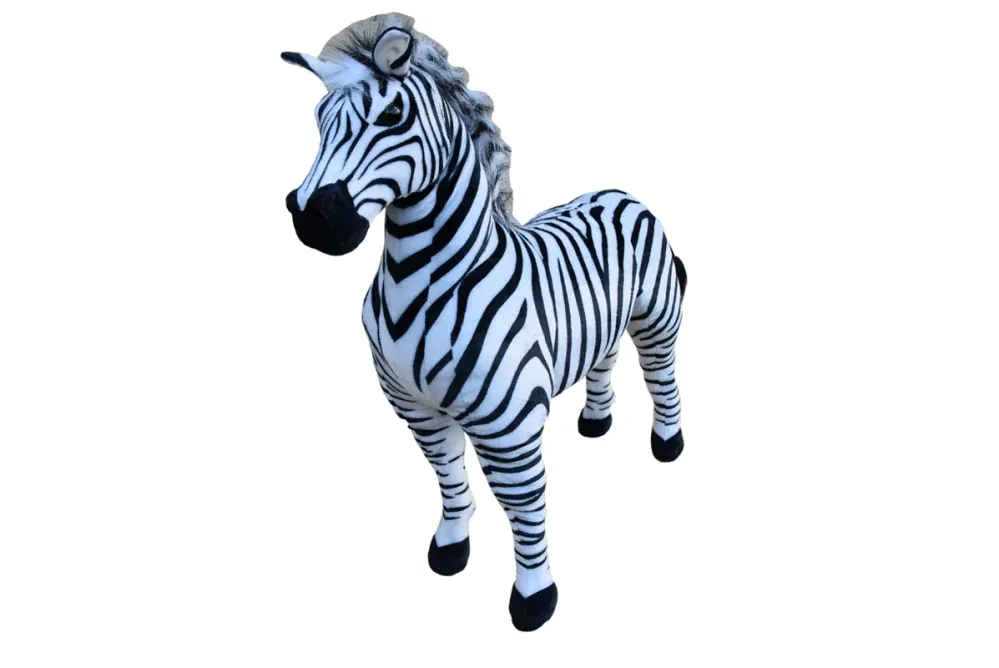 Veliká plyšová zebra, 97cm
