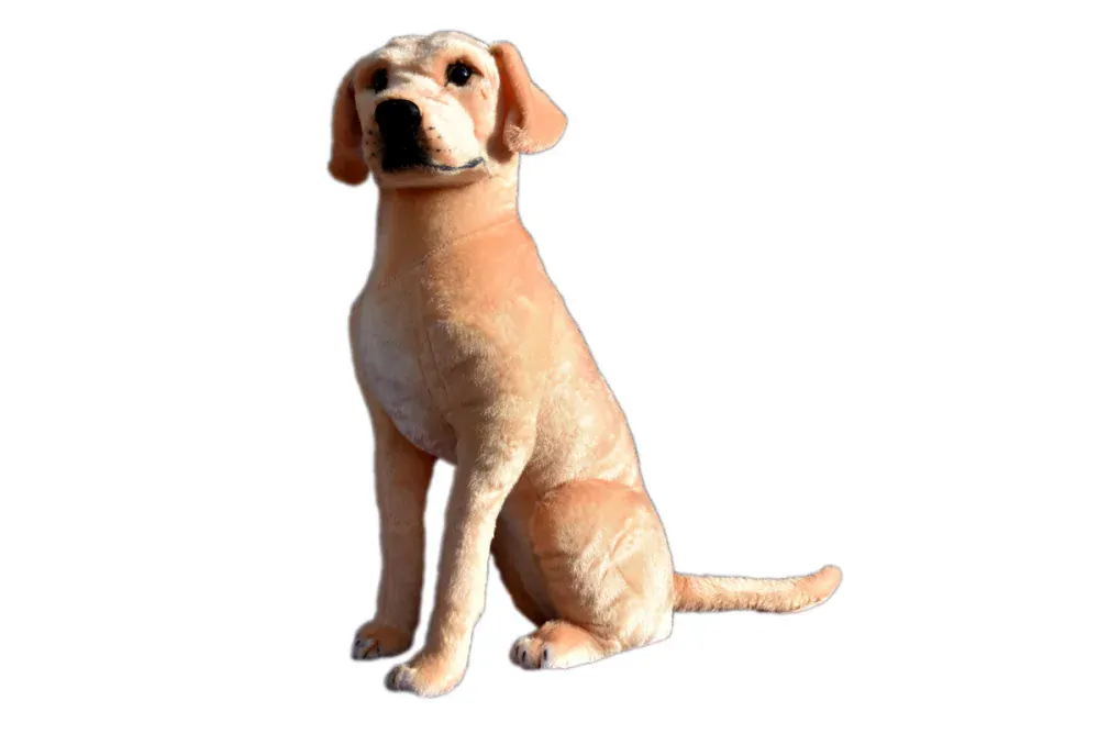 Plyšový sedící pes Labrador, 70cm