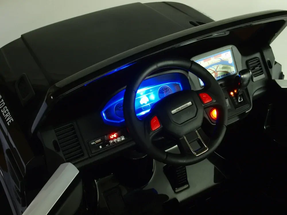 Dětský elektrický Rover policie 911 Interceptor, 4x4