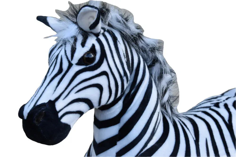 Veliká plyšová zebra, 97cm
