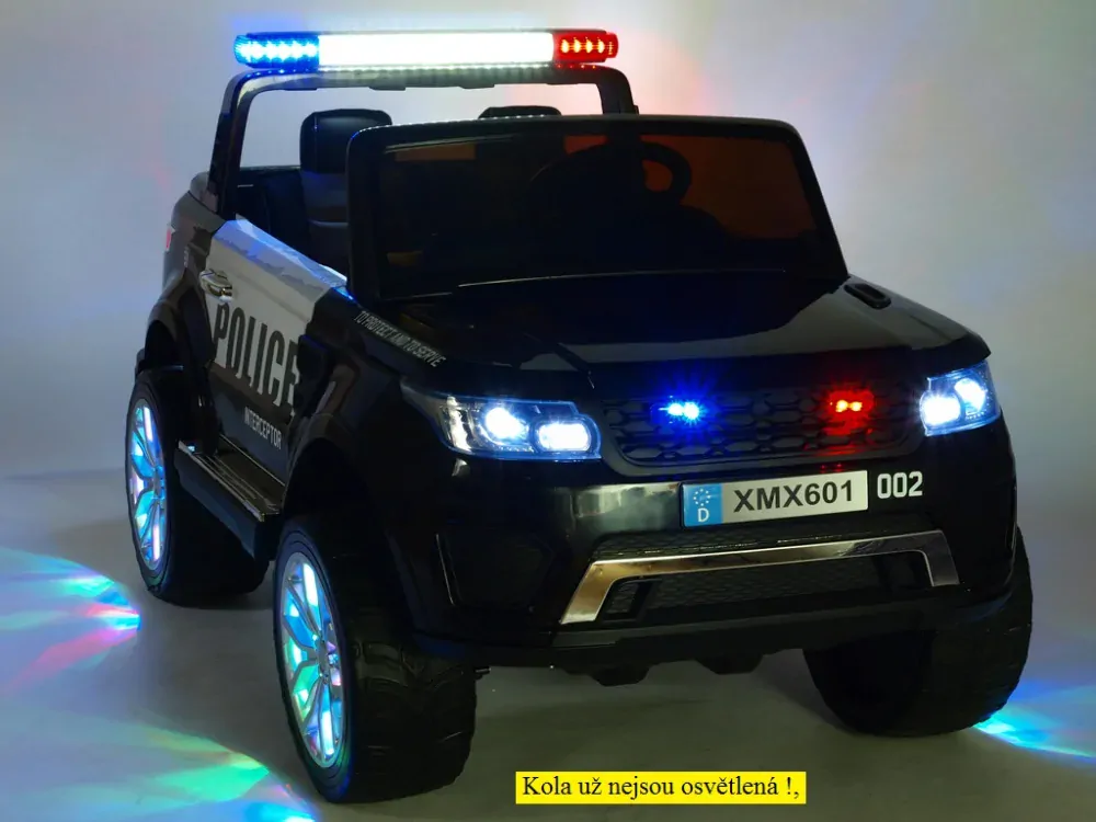 Dětský elektrický Rover policie 911 Interceptor, 4x4