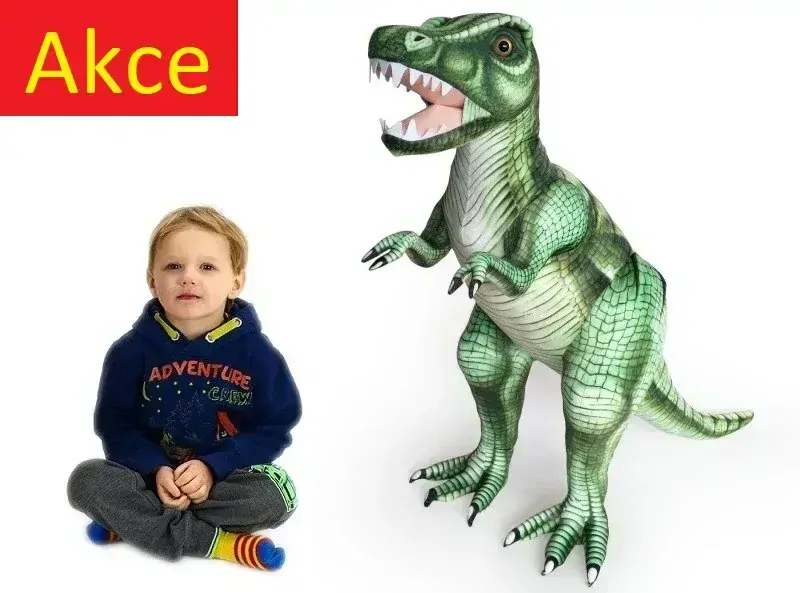 Plyšák dinosaurus velký 80 cm - T-Rex